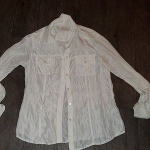 🌺Banana Republic button down silk shirt🌺